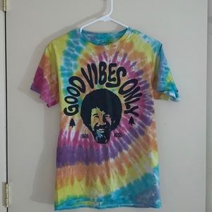 Bob Ross tie-dye T-shirt
